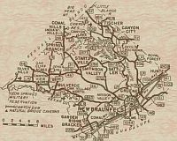 Historic Comal County Map