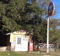 Old Gulf Gas Station