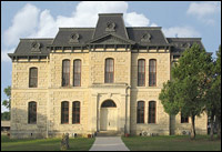 Historic Old Blanco Courthouse in Blanco