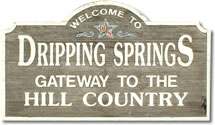 Dripping Springs Welcome Sign