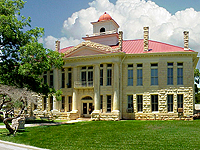 Blanco County Courthouse in Johnson City, TX