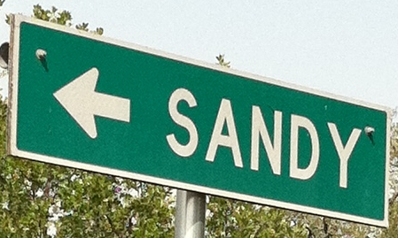Sandy Sign