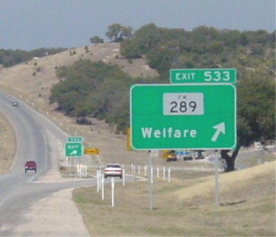 Welfare Sign